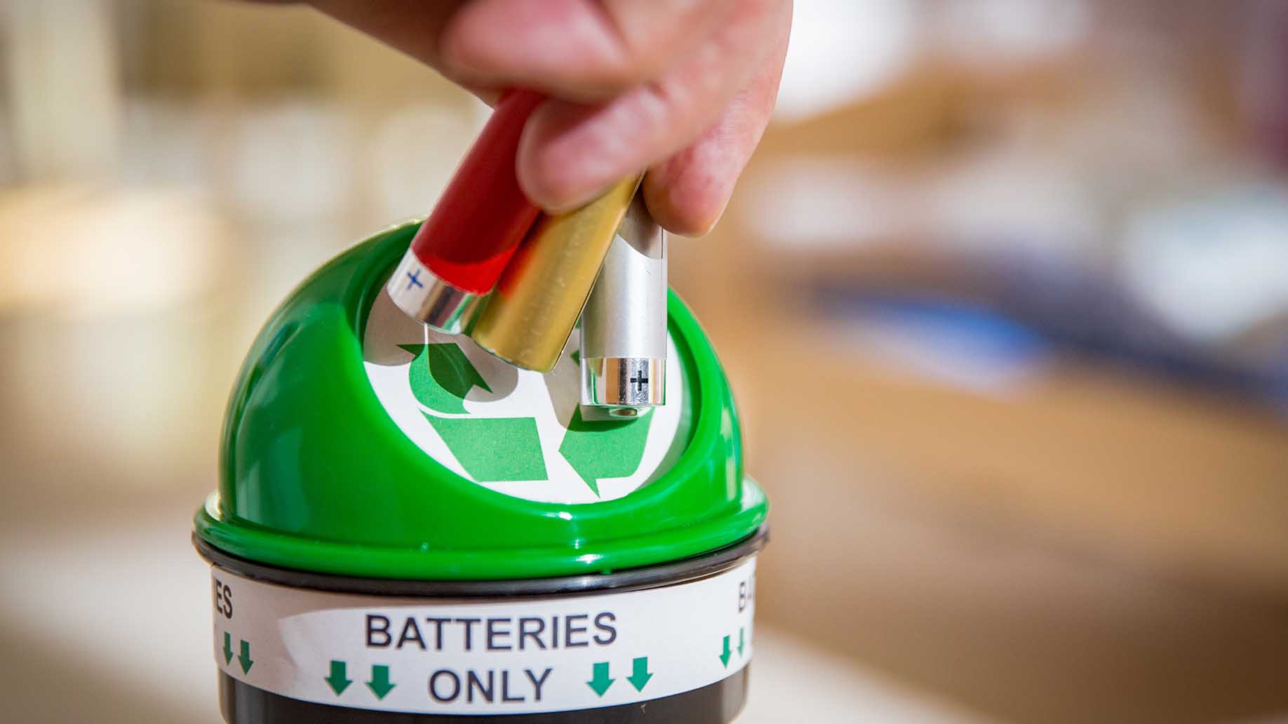 recycler les piles et les batteries